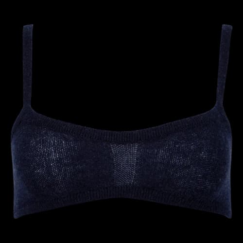 Khaite Vara Bralette 'Abyss'