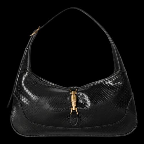 Gucci Jackie Slim Medium Shoulder Bag 'Black' (Women's)