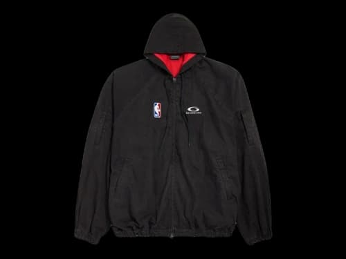 Balenciaga x NBA Zip-Up Lightweight Jacket Black