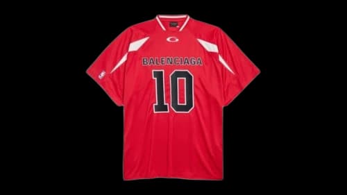 Balenciaga x NBA Oversized T-shirt Red