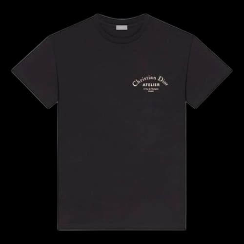 DIOR Christian DIOR Atelier Logo Crewneck Unisex Black
