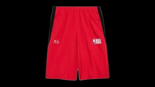 Balenciaga x NBA Tracksuit New Shorts Black/Red