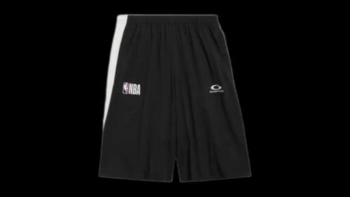 Balenciaga x NBA Tracksuit Shorts Black/White