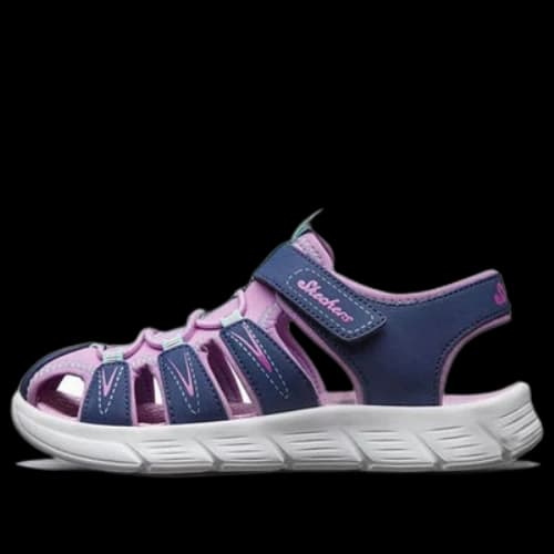 (GS) Skechers C-Flex Sandal 'Navy Lavender'
