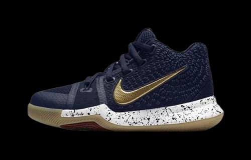 (PS) Nike Kyrie Irving 3 'Obsidian Metallic Gold Summit White'