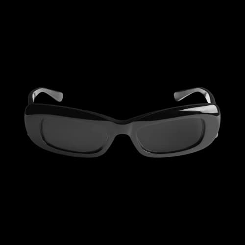 Balenciaga Diva Rectangle Sunglasses 'Black'