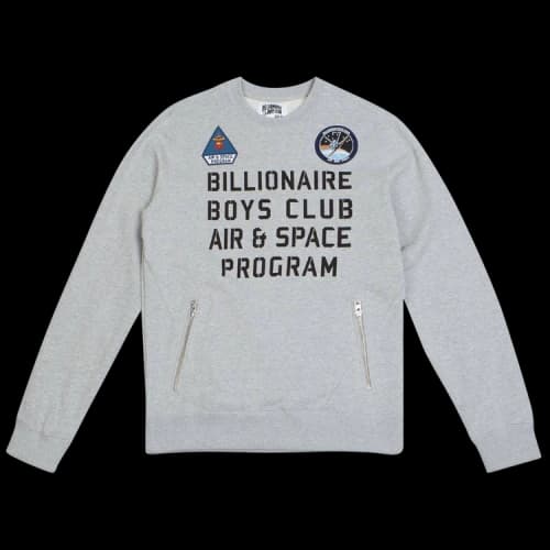 Billionaire Boys Club BB Program Crewneck 'Heather Grey'