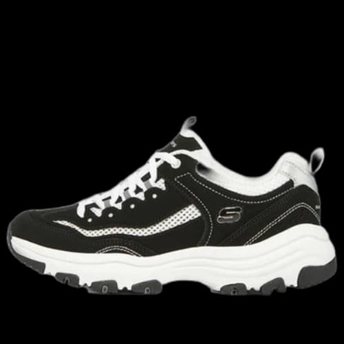 Skechers D'Lites 'Black White' (Women's)