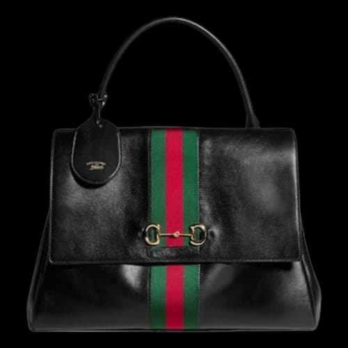 Gucci Paparazzo Large Top Handle Bag 'Black' (Women's)