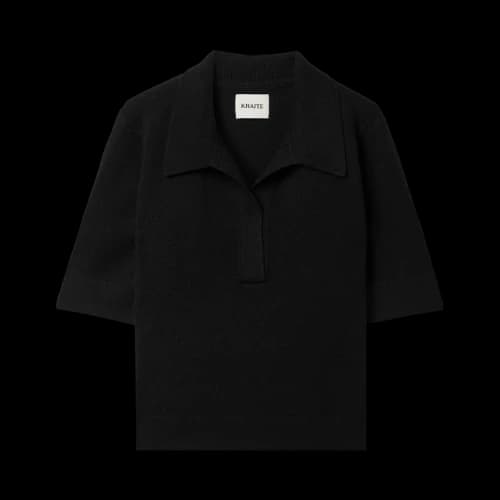 Khaite Shrunken Jo Polo 'Black'
