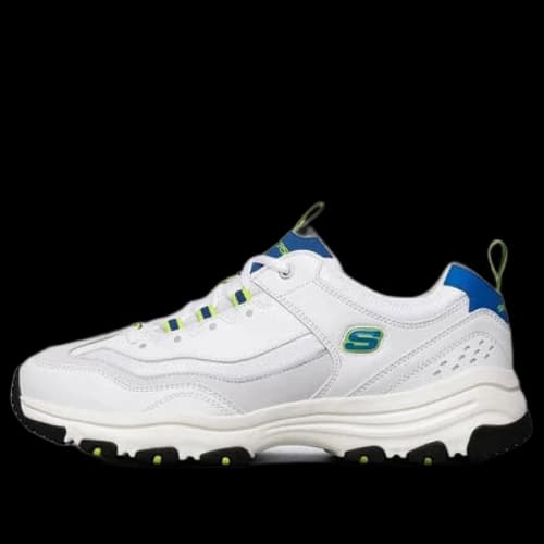 Skechers D'Lites I-Conik Low-Top Running Shoes White/Blue