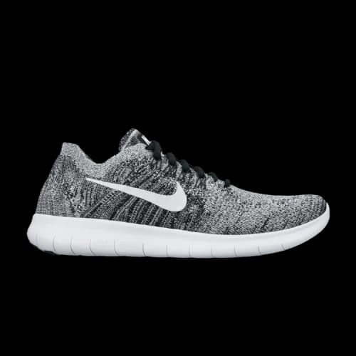 Nike Free RN Flyknit 'Black White' (Women's)