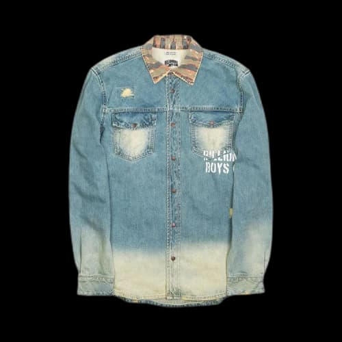 Billionaire Boys Club BB Orbiter Long-Sleeve Woven Shirt 'Denim'