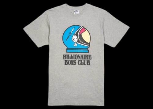 Billionaire Boys Club BB Rocket Helmet Tee Gray