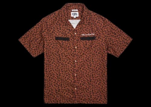 Billionaire Boys Club Leone Woven Shirt Brown/Cheetah