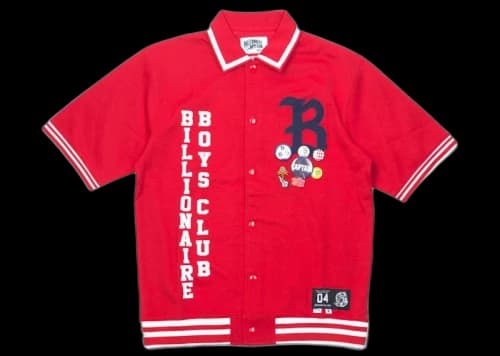 Billionaire Boys Club Marquee Knit Shirt Red