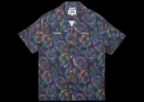 Billionaire Boys Club Rudy Woven Short Sleeve Shirt Multi/Peacoat