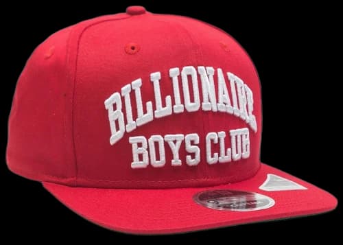 Billionaire Boys Club Bent Snapback Cap Red/Scarlet