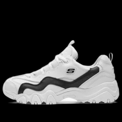 Skechers D'lites 2.0 Black/White (Women's)