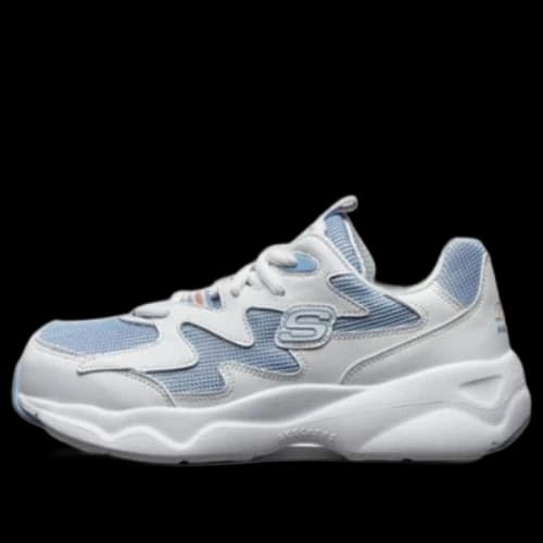 Skechers D'Lites Airy White/Blue (Women's)
