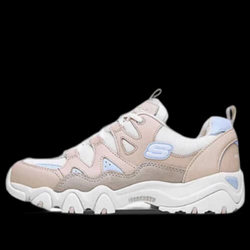 Skechers D'Lites 2.0 Low-Top Running Shoes Pink/White (Women's)