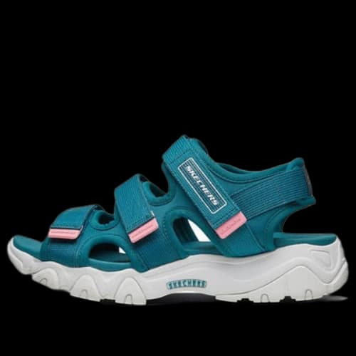 Skechers D lites 2.0 Fashion Leisure Sandal Blue/Green (Women's)