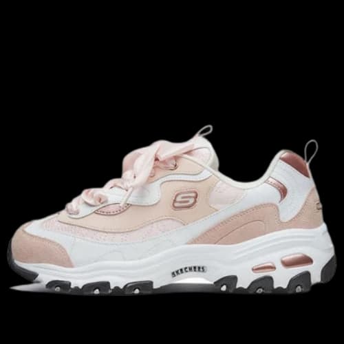Skechers D'Lites 1.0 'White Goldpink' (Women's)