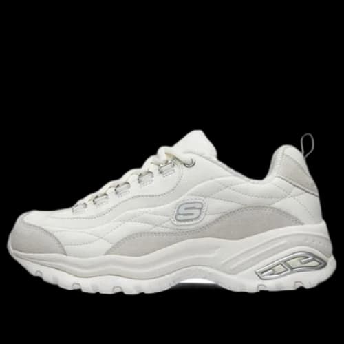 Skechers Premium Clunky Shoes Gray/White (Women's)
