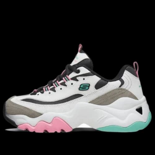Skechers D'Lites 3.0 Clunky Shoes Pink/White (Women's)