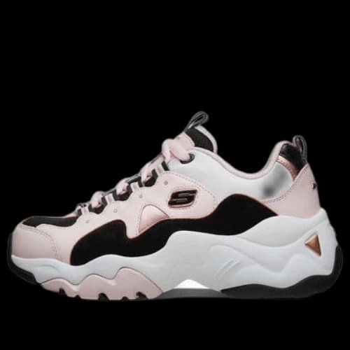 Skechers D'lites 3.0 Pink/White/Black (Women's)
