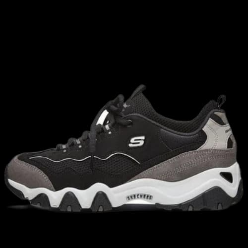 Skechers D'Lites 2.0 Low-Top Running Shoes Black/Grey (Women's)