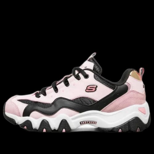 Skechers D'lites 2.0 Sports Shoes Pink/Black/White (Women's)