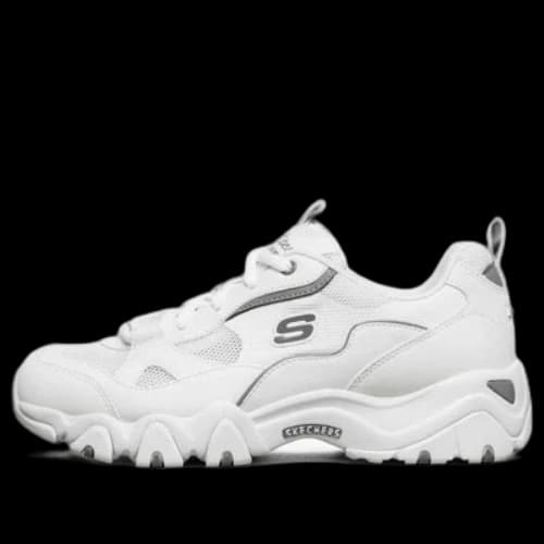 Skechers D Lites 2.0 Silver/White (Women's)