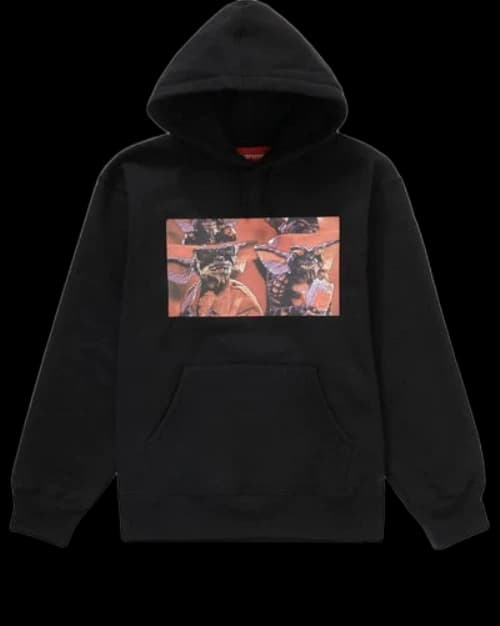 Supreme Gremlins Hooded Sweatshirt 'Black Red'