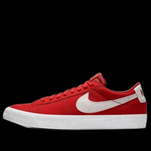 Nike SB Skateboard Blazer Zoom Low CNVS 'Red White'