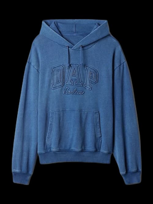 Gap x DAP Denim Logo Hoodie Light Indigo