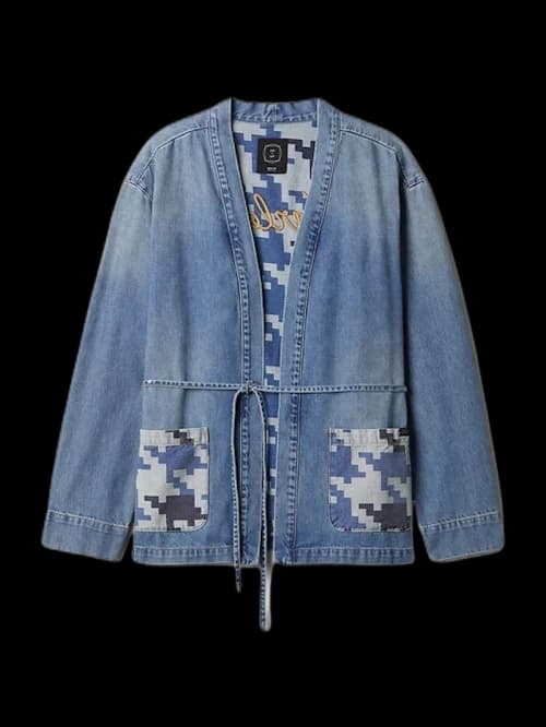 Gap x DAP Organic Denim Wrap Jacket Light Indigo