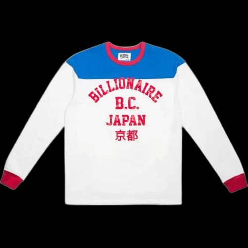 Billionaire Boys Club Motorclub Long-Sleeve Knit Tee 'White'