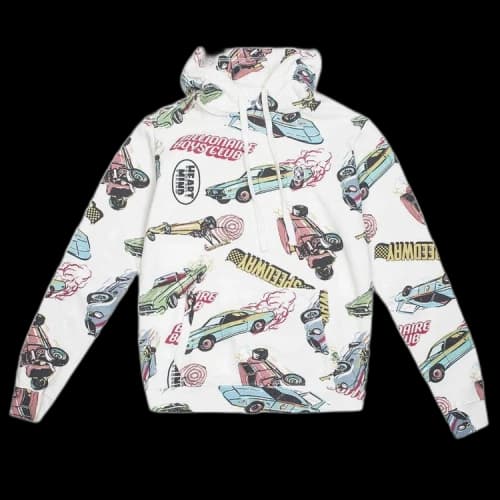 Billionaire Boys Club Speedways Hoodie 'White'
