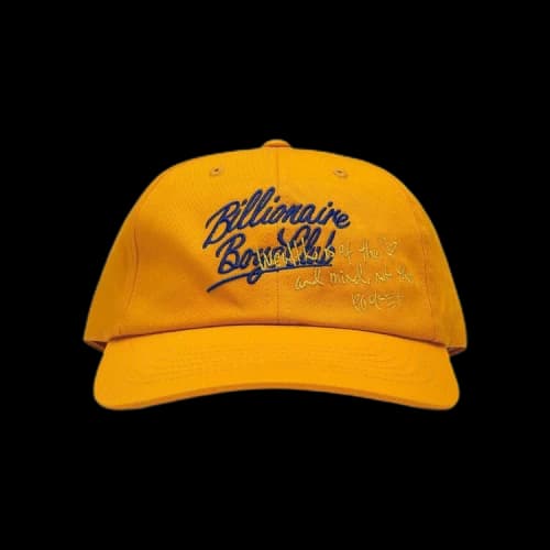 Billionaire Boys Club HM Dad Hat 'Radiant Yellow'
