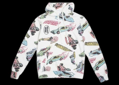 Billionaire Boys Club Speedways Hoodie White