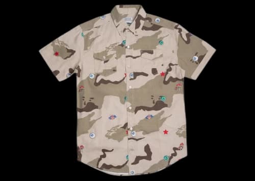 Billionaire Boys Club All Seeing Woven Shirt Camo/Smoke