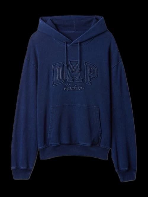 Gap x DAP Denim Logo Hoodie Dark Indigo