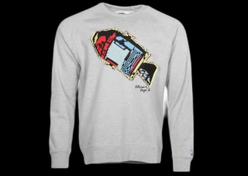 Billionaire Boys Club Module Crew Sweater Heather Grey