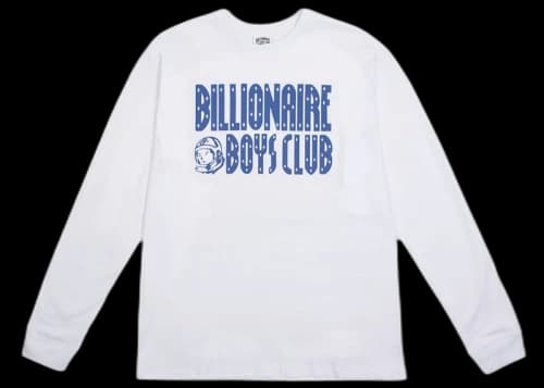 Billionaire Boys Club Interplanetary Long Sleeve Tee White