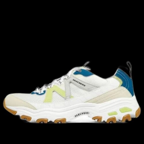 Skechers DLites 1.0 'Beige Yellow Teal'