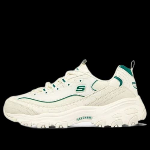 Skechers D'Lites 1.0 'Creamwhite Green'