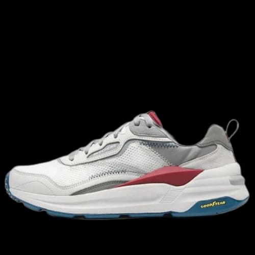 Skechers Global Jogger 'White Grey Red'