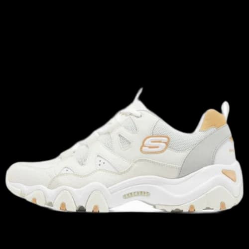 Skechers D'lites 2.0 'White Grey Yellow'