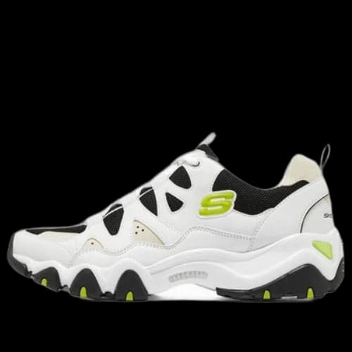 Skechers D'lites 2.0 'White Black Green'